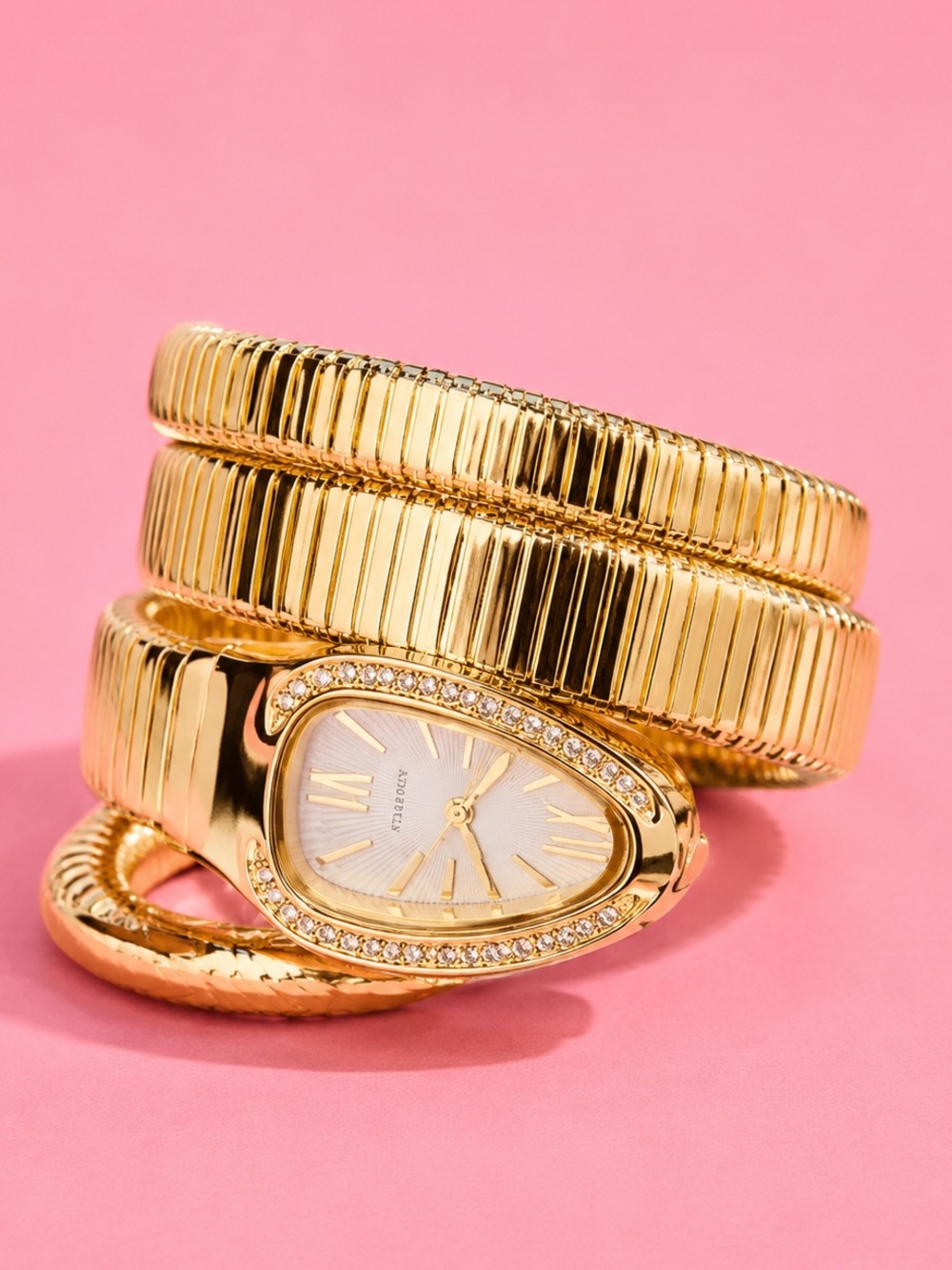 Serpenti Snake Wrap Elegant Gold Women's Watch